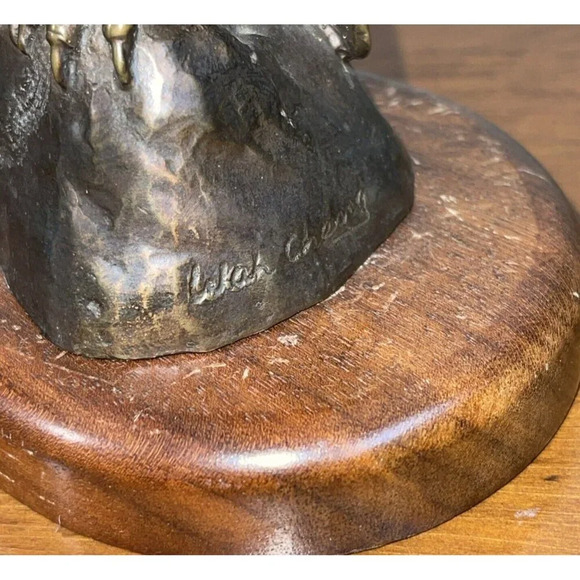 Wah Ming Chang listed Hawaii CA (1917-2003) Bronze Modernist American Eagle - Picture 4 of 12